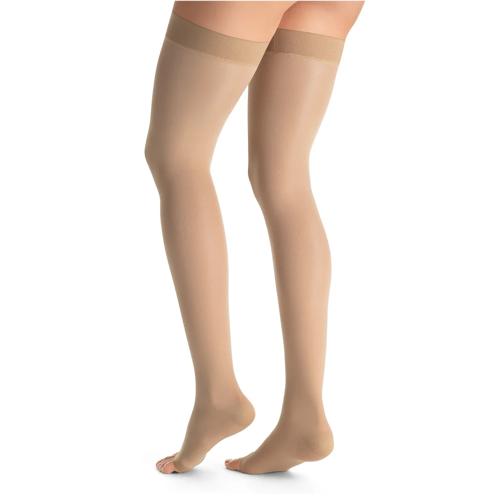 JOBST Ultra Sheer KT 1 Stehenní punčochy bez špice vel. IV 1 pár karamelové