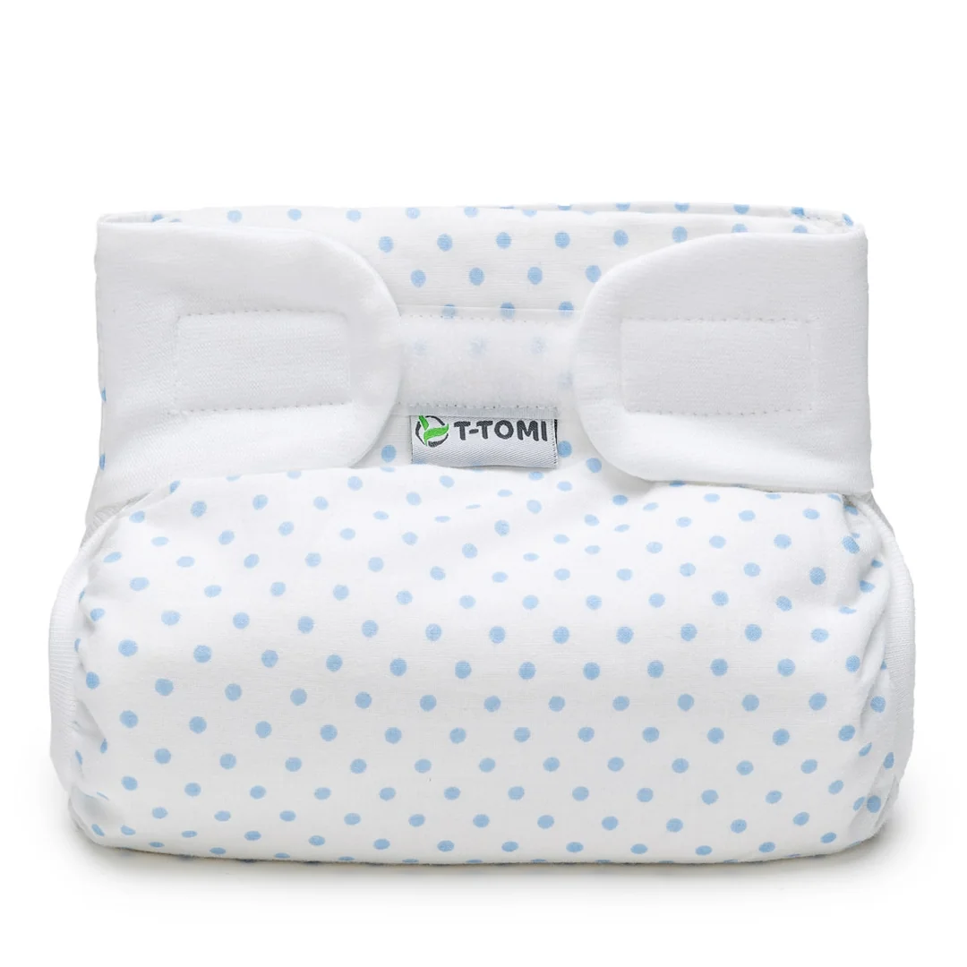 T-tomi Ortopedické abdukční kalhotky - suchý zip Blue dots (5-9kg)