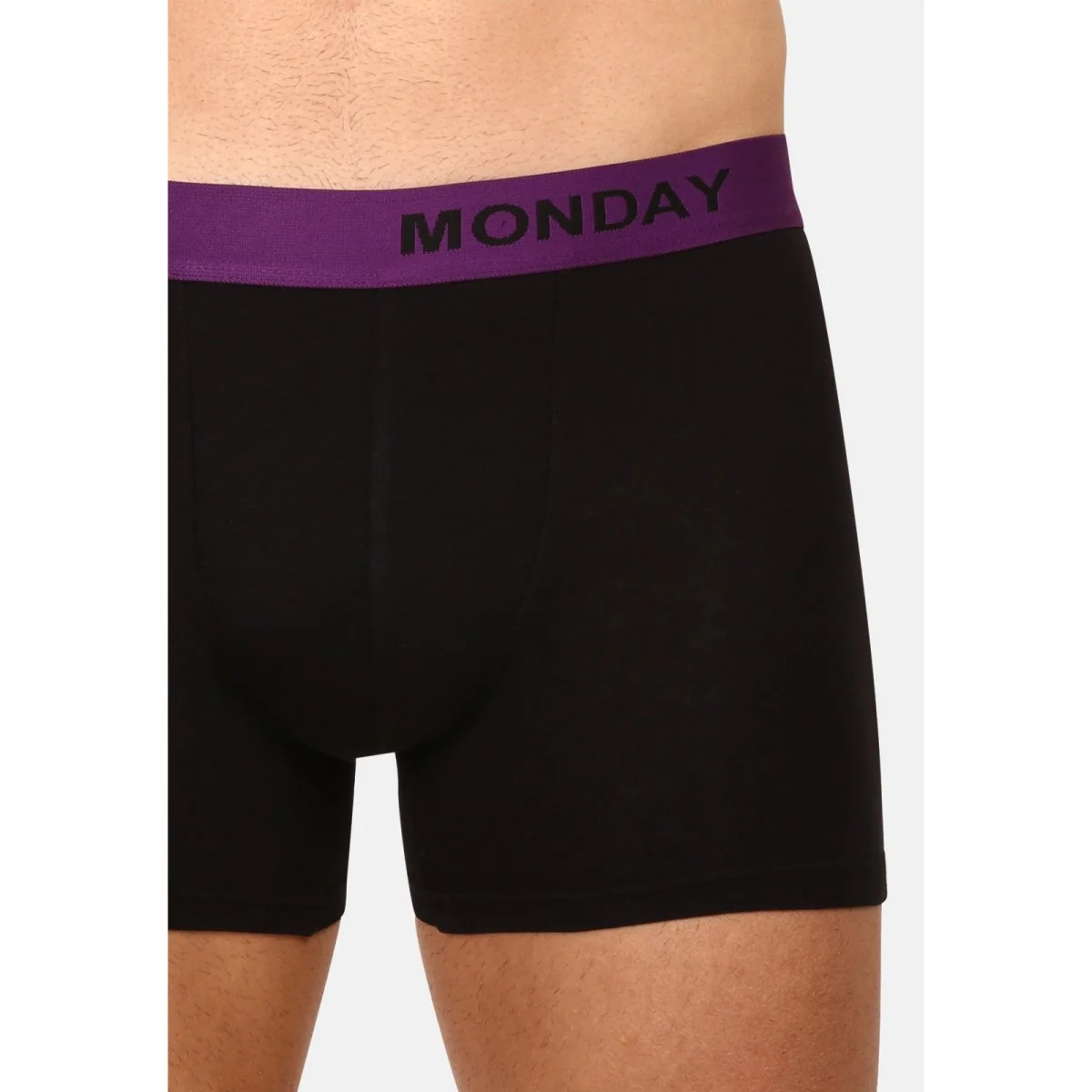 Nedeto 7PACK pánské boxerky černé (7NDTB001-week) XXL