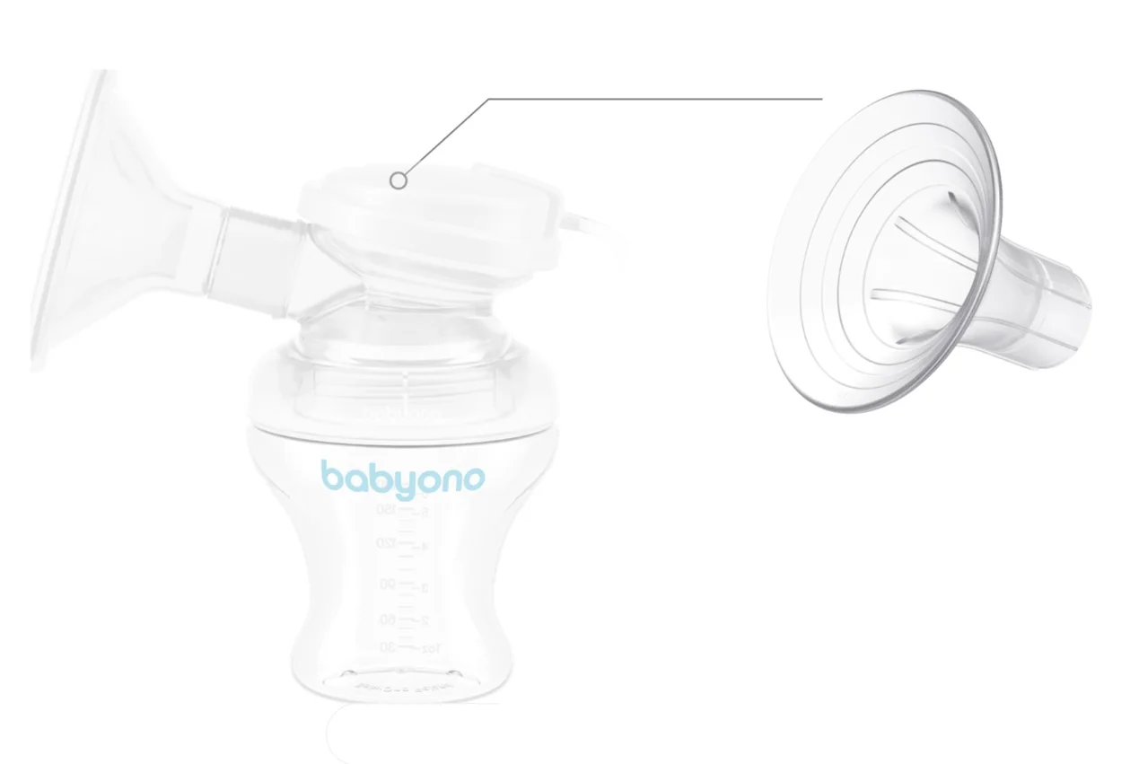 Babyono Náhradní díl - silikonový trychtýř na odsávačku mateřského mléka