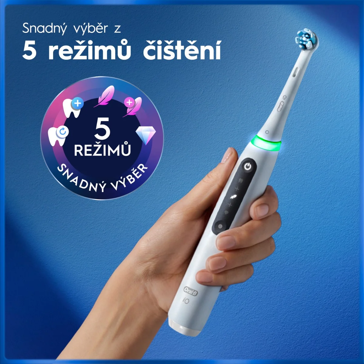 Oral-B iO Series 5 Quite White elektrický zubní kartáček