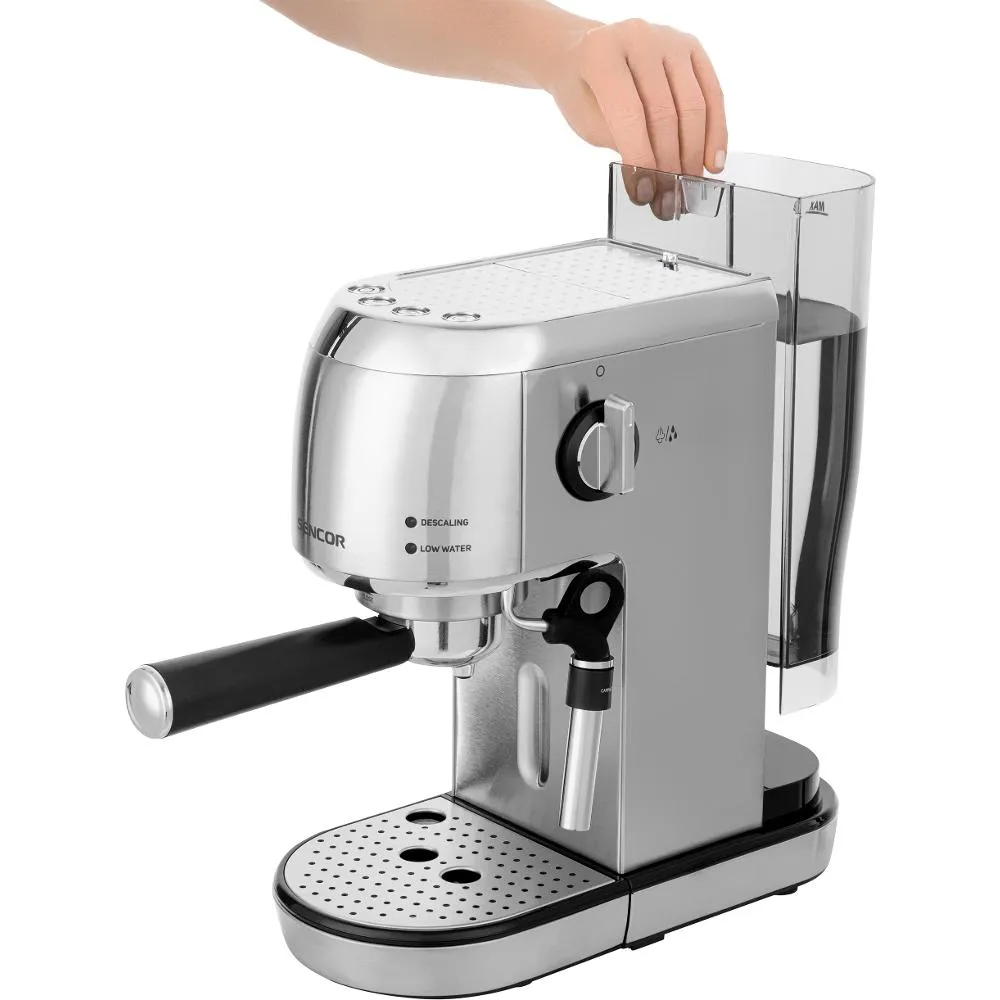 SENCOR SES 4900SS Espresso pákový kávovar stříbrný