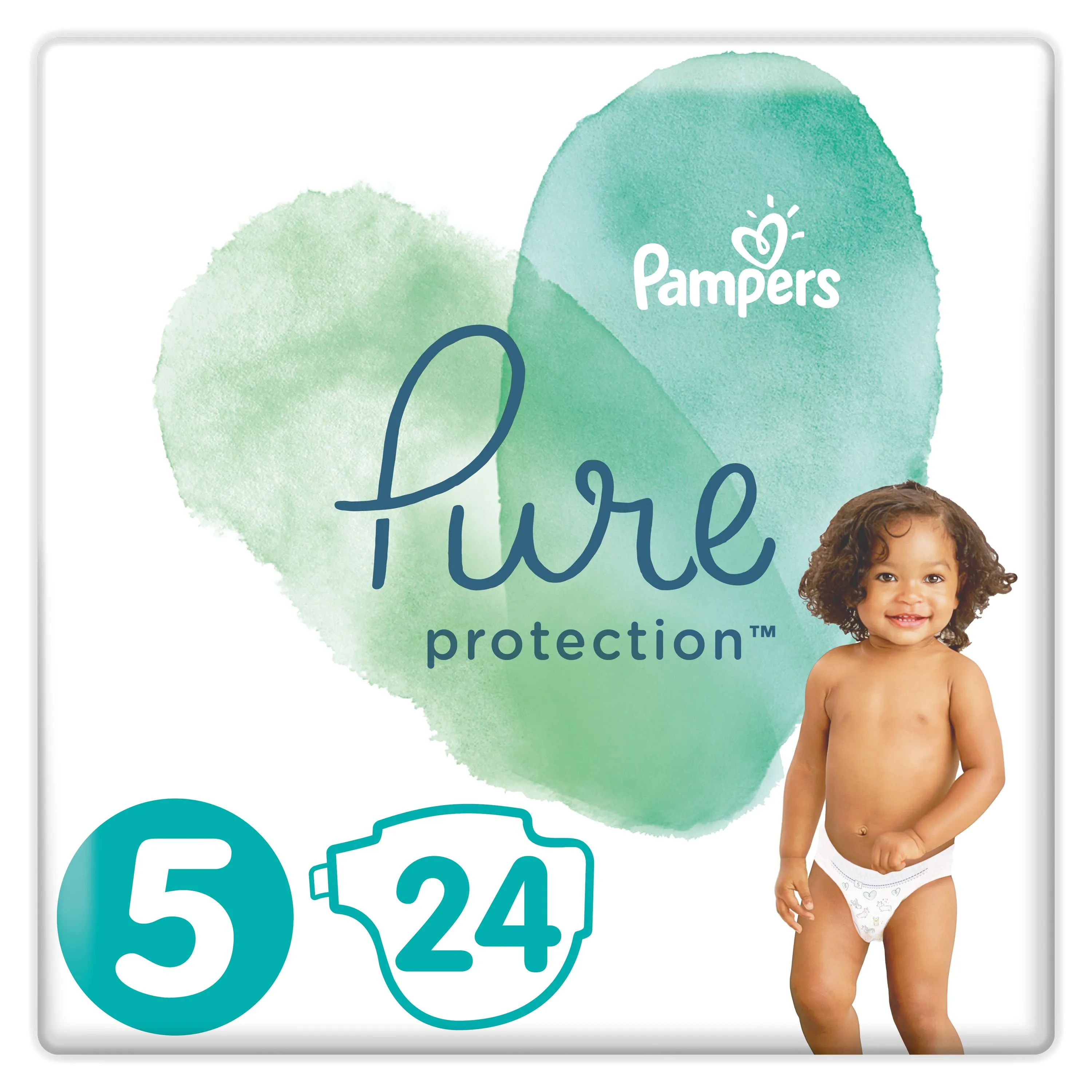 Pampers Pure Protection vel. 5 dětské plenky 24 ks