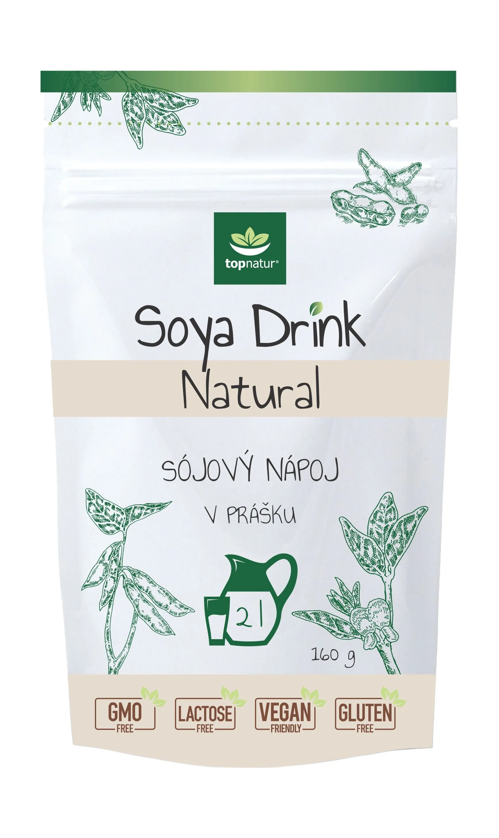 Topnatur Soya Drink natural 160 g