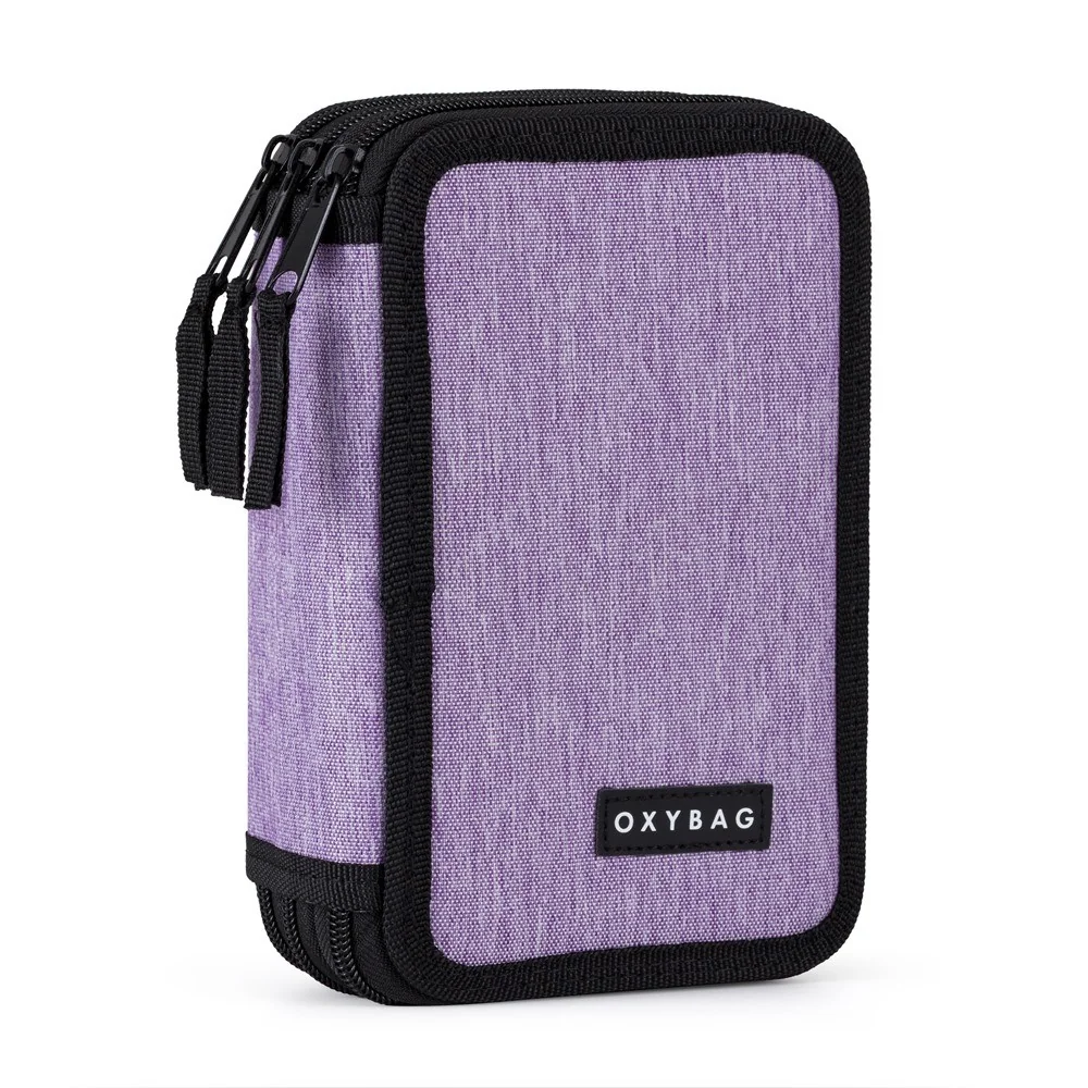 Oxybag UNICOLOR - třípatroý penál Violet 