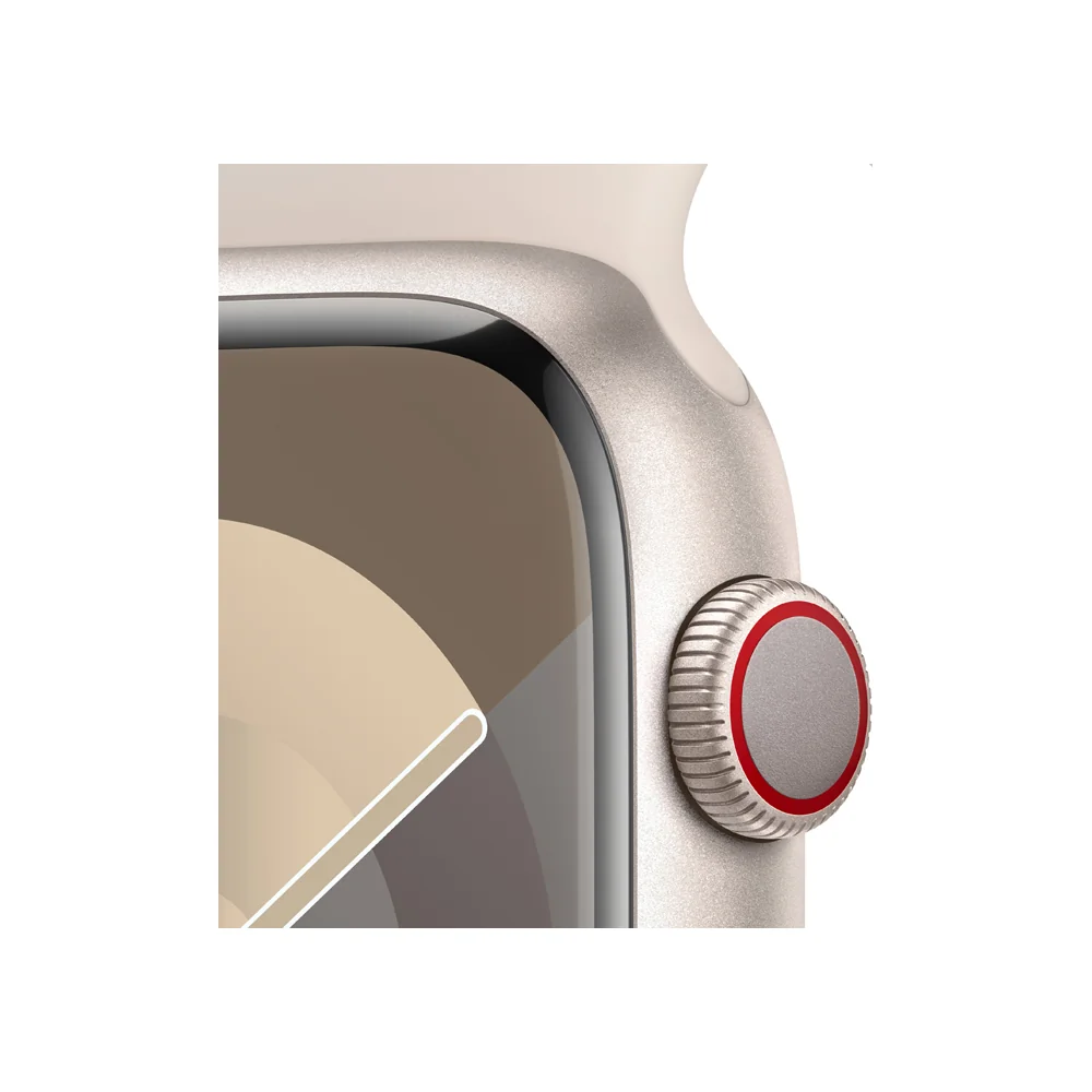 Apple Watch S9 Cellular 45 mm sport band S/M smart hodinky Starlight