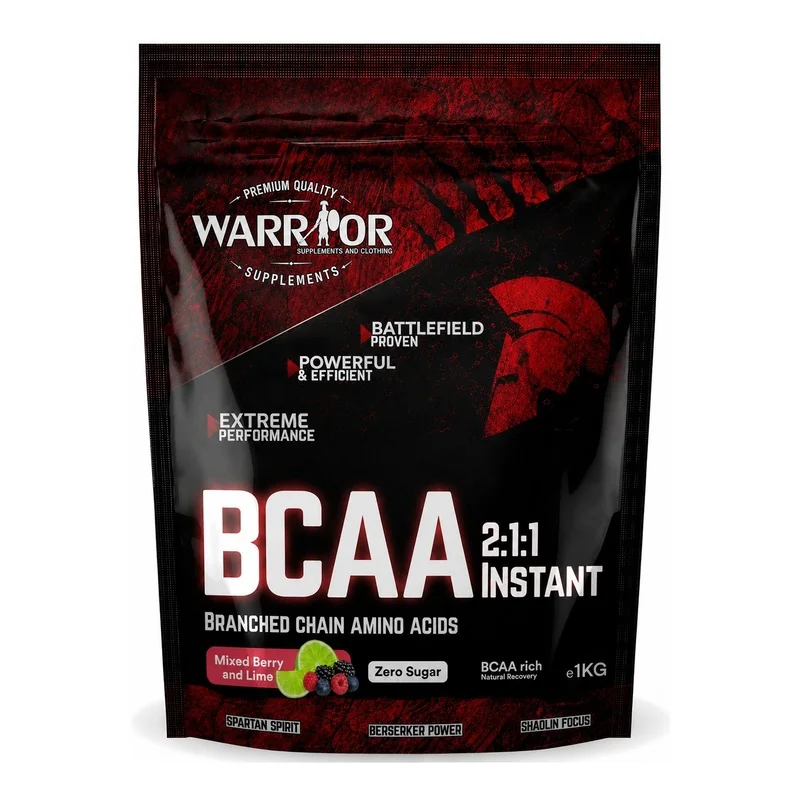 Warrior BCAA Instant 1kg Mixed Berry and Lime