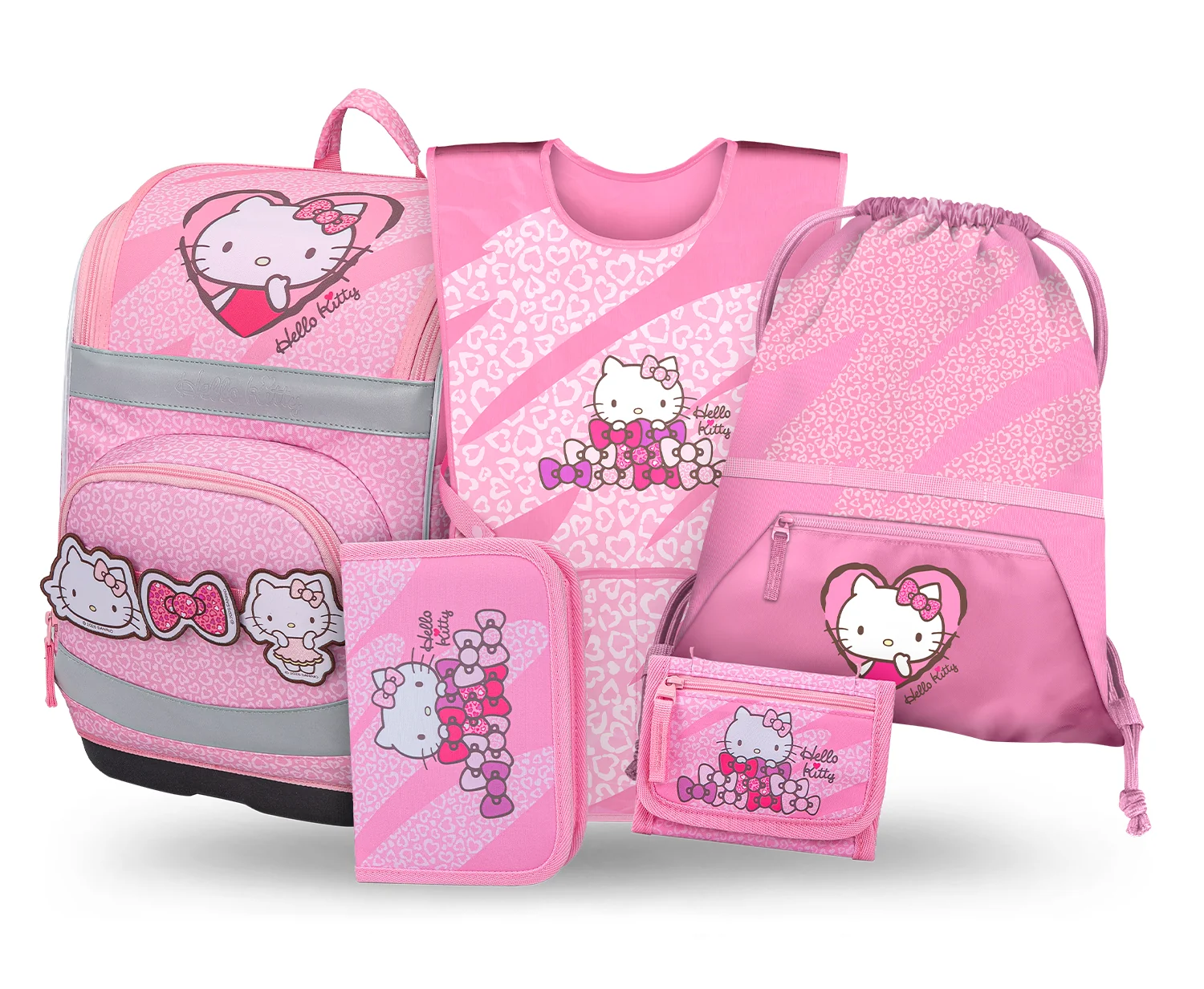 Baagl Školní set Zippy Plus Hello Kitty Sweet Leopard II