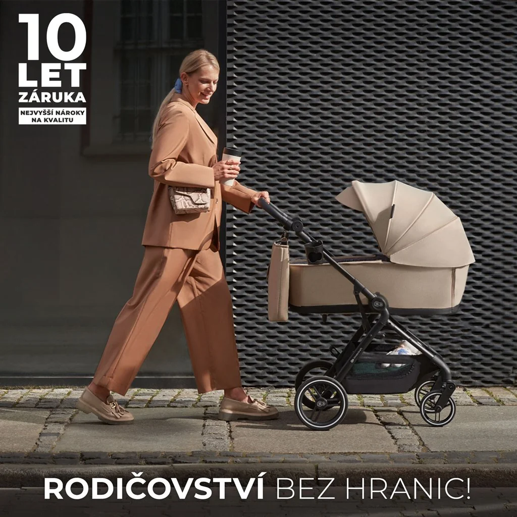 Kinderkraft select Kočárek kombinovaný Yoxi 2v1 Pure Black