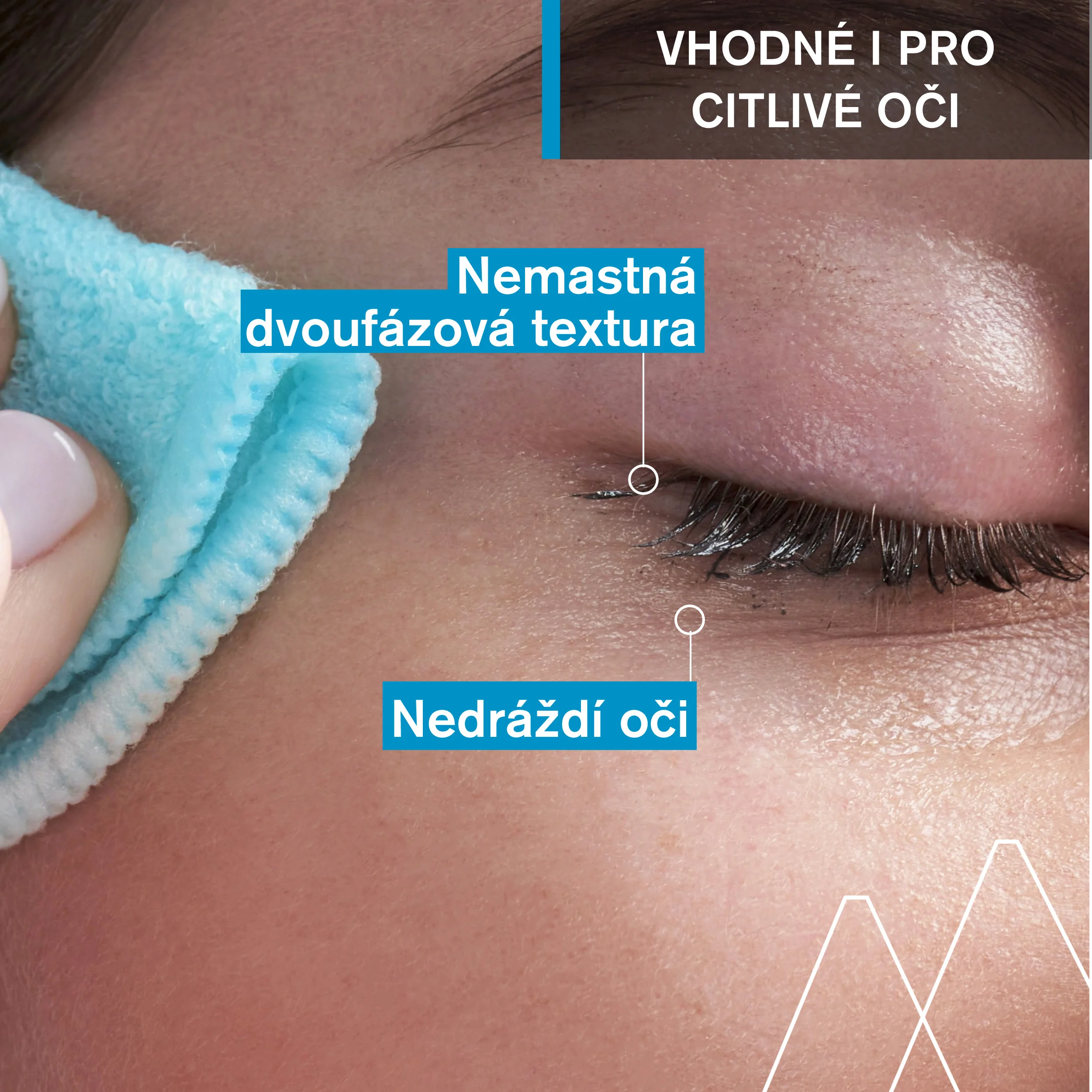 Uriage Dvoufázový odličovač voděodolného make-upu na oči 100 ml