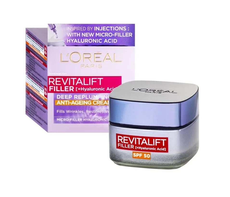 Loréal Paris Revitalift Filler HA SPF50 denní krém proti stárnutí pleti 50 ml