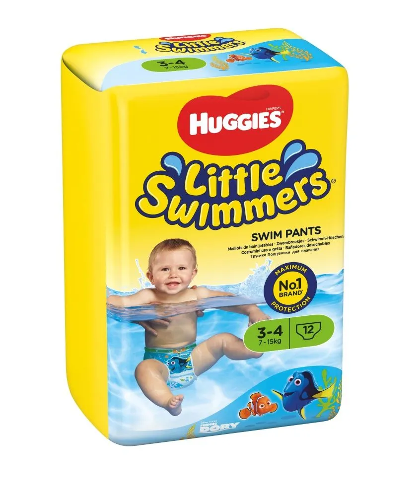 Huggies Little swimmers 7-15 kg koupací plenky 12 ks