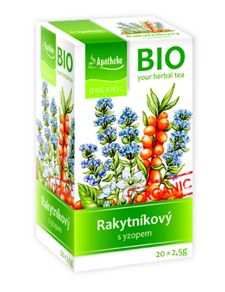 Apotheke BIO Rakytníkový s yzopem nálevové sáčky 20x2,5 g