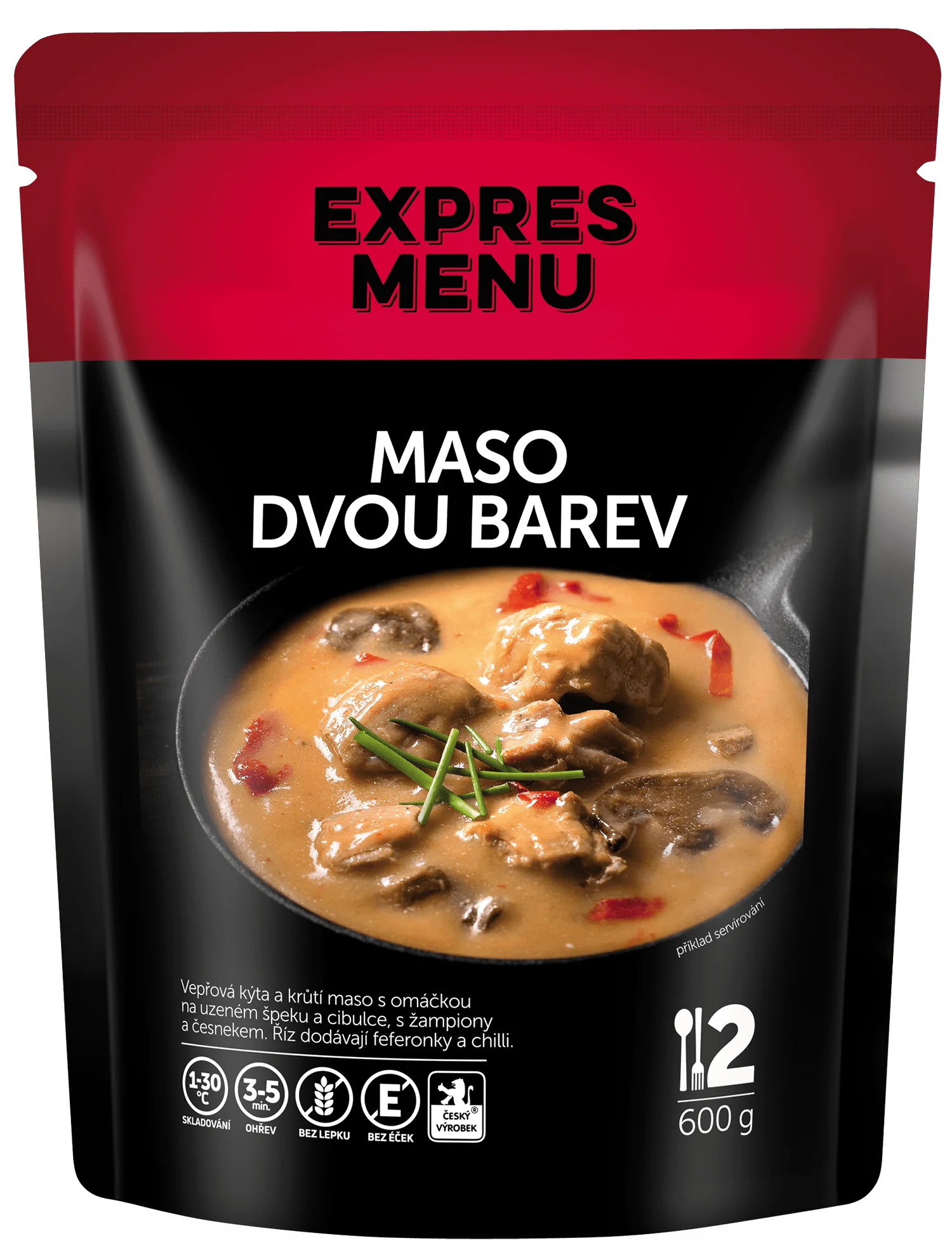 EXPRES MENU Maso dvou barev 600 g (1 porce)