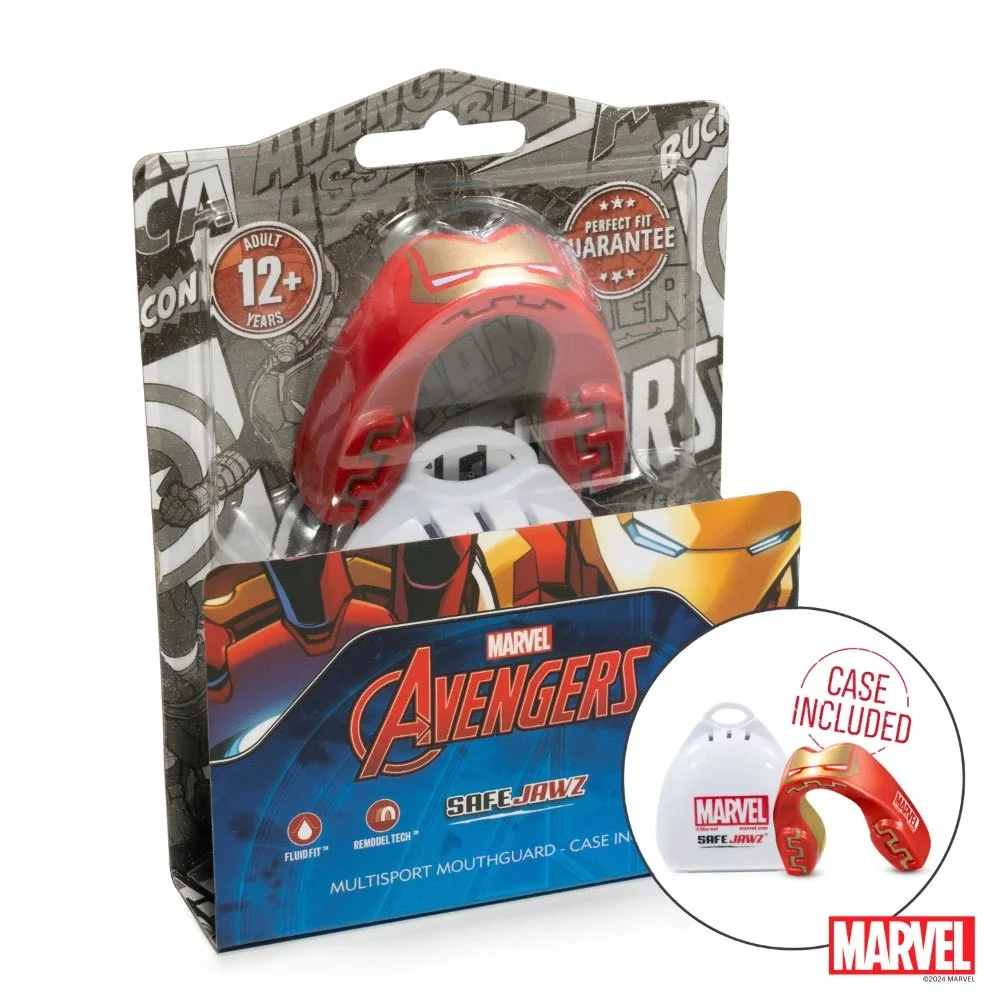 SAFEJAWZ Chránič zubů Iron-man, Velikost: Senior