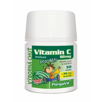 Pargavit Vitamin C pro děti meloun 60 tablet