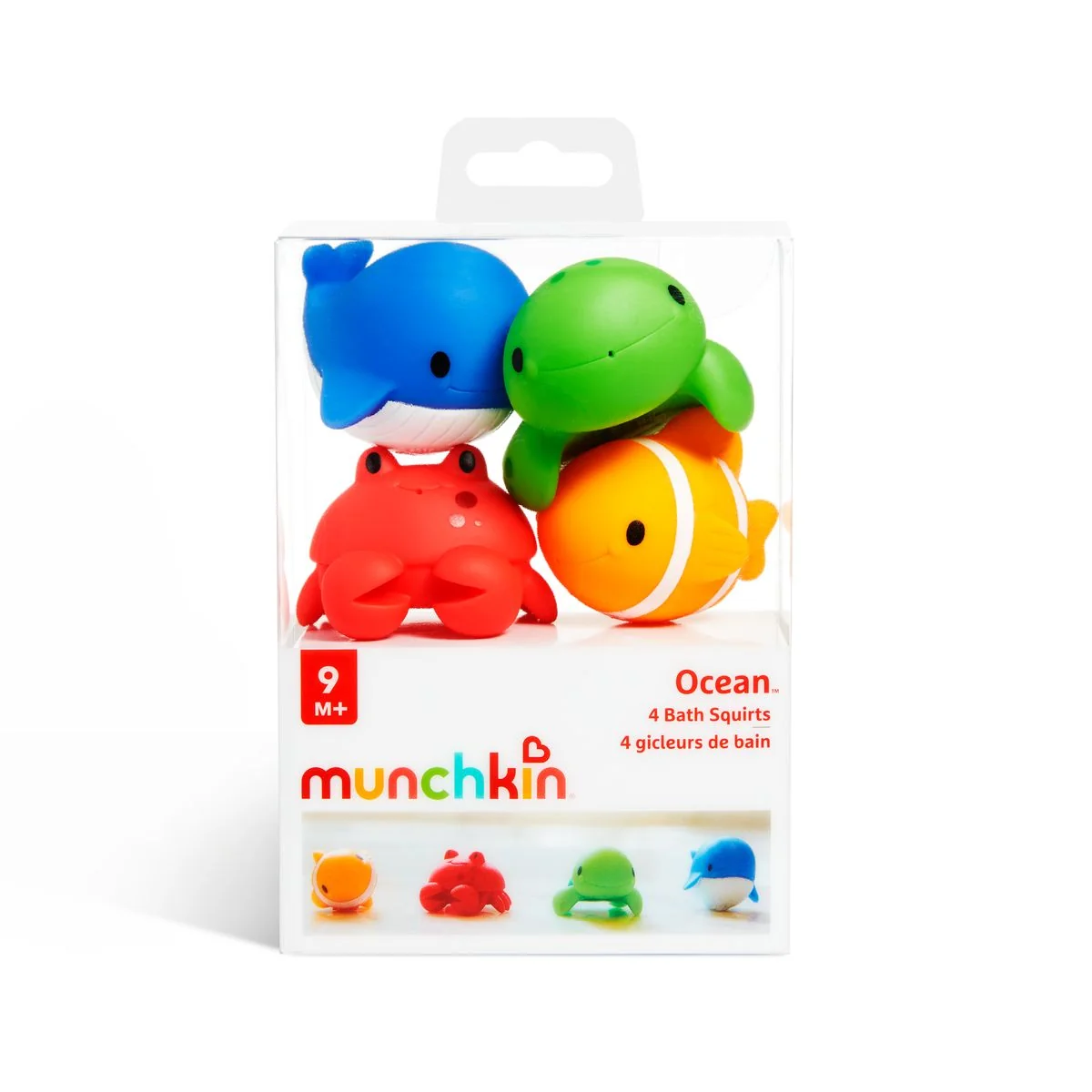 Munchkin Stříkající zvířátka 4 ks oceán
