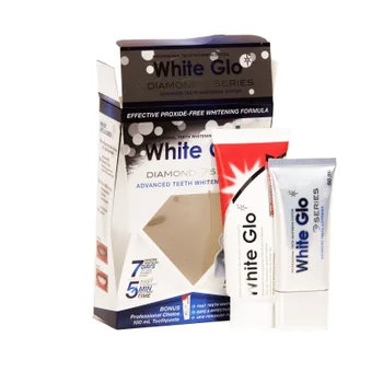White Glo Diamond Series Bělicí set gel 50 ml + bělicí pasta 100 ml