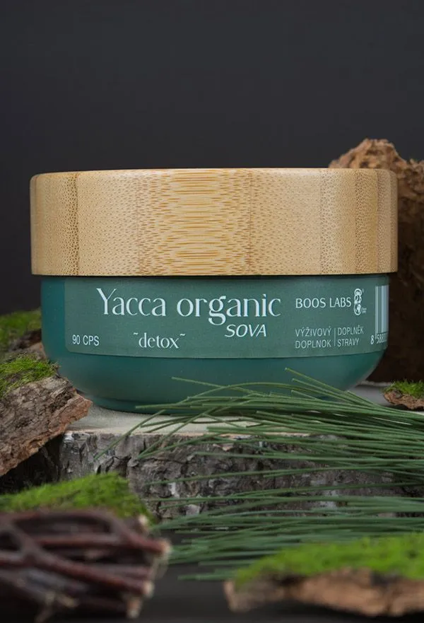BOOS labs Yacca Organic Sova Detox 90 kapslí