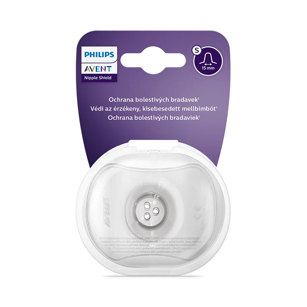 Philips Avent Chránič prsních bradavek small 2 ks + pouzdro