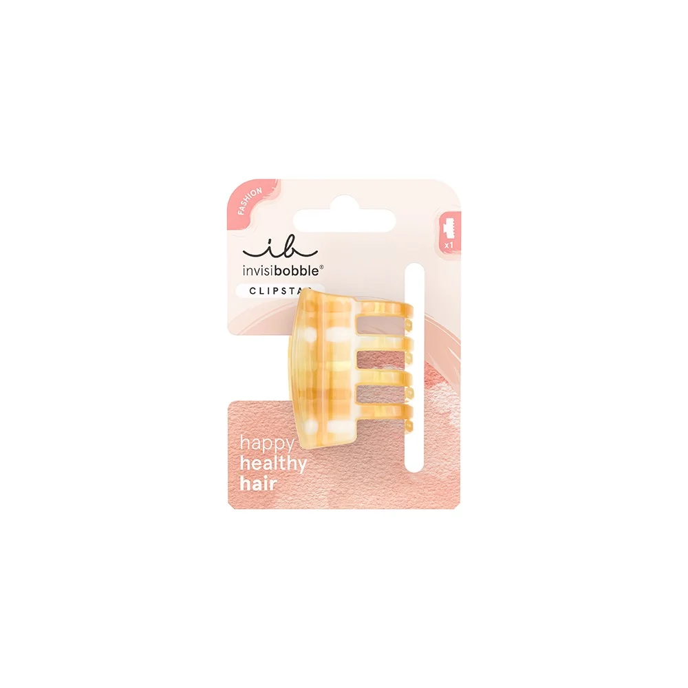 Invisibobble Clipstar M Luminous Joy skřipec na vlasy 1 ks oranžová
