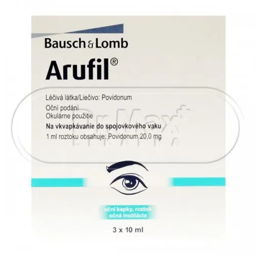 Arufil oční kapky 3x10ml