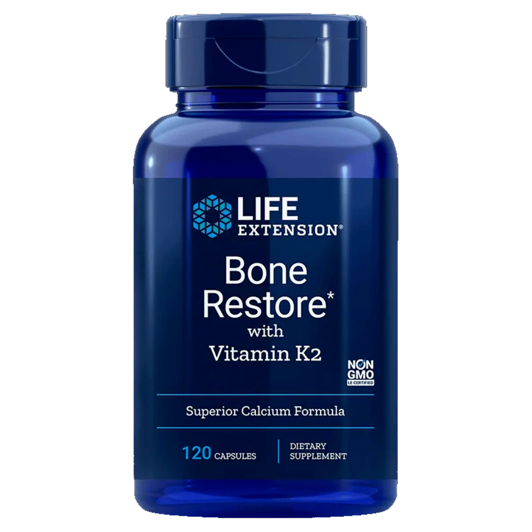 Life Extension Bone Restore with Vitamin K2 - 120 kapslí