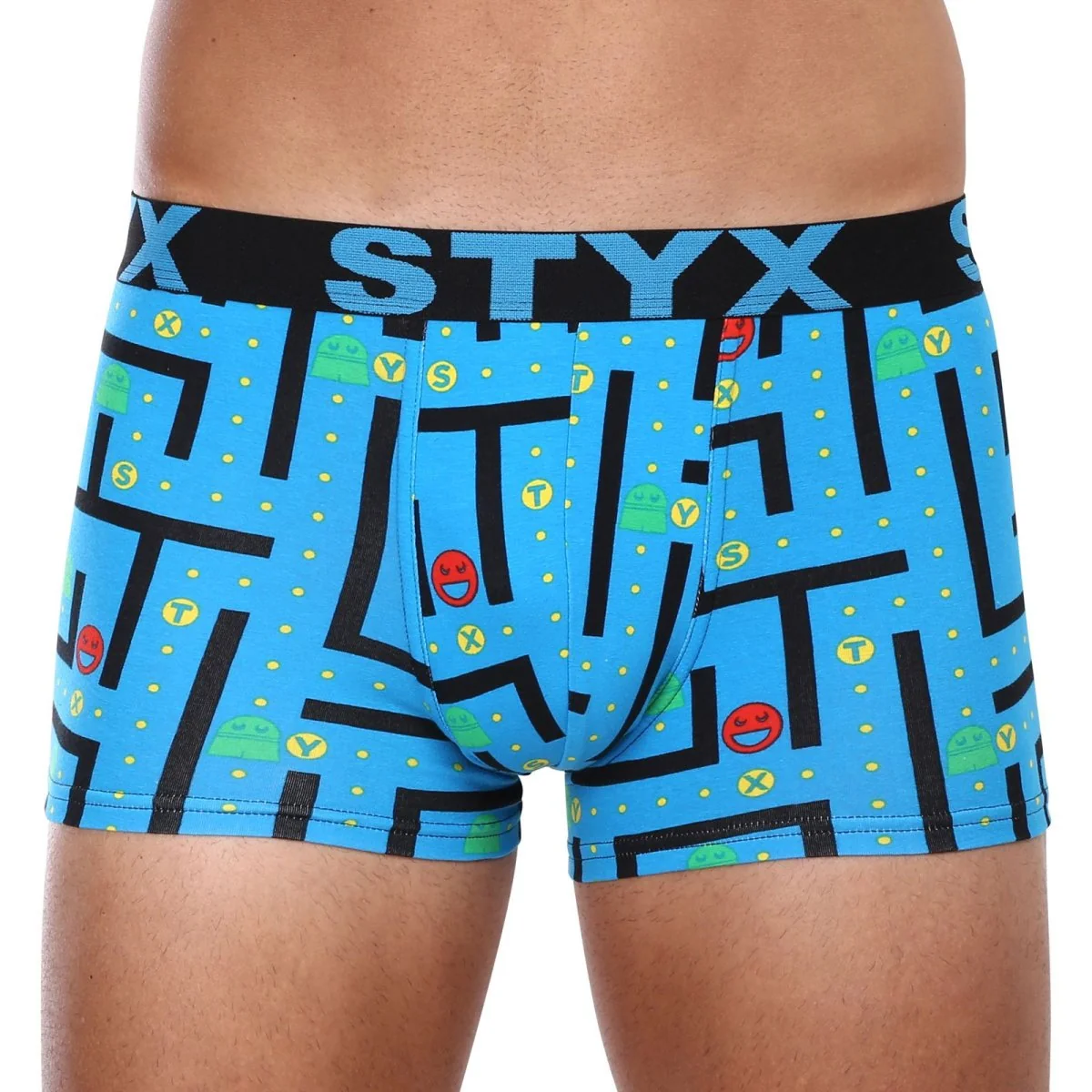 Styx 6PACK pánské boxerky art sportovní guma vícebarevné (6G12697124) M