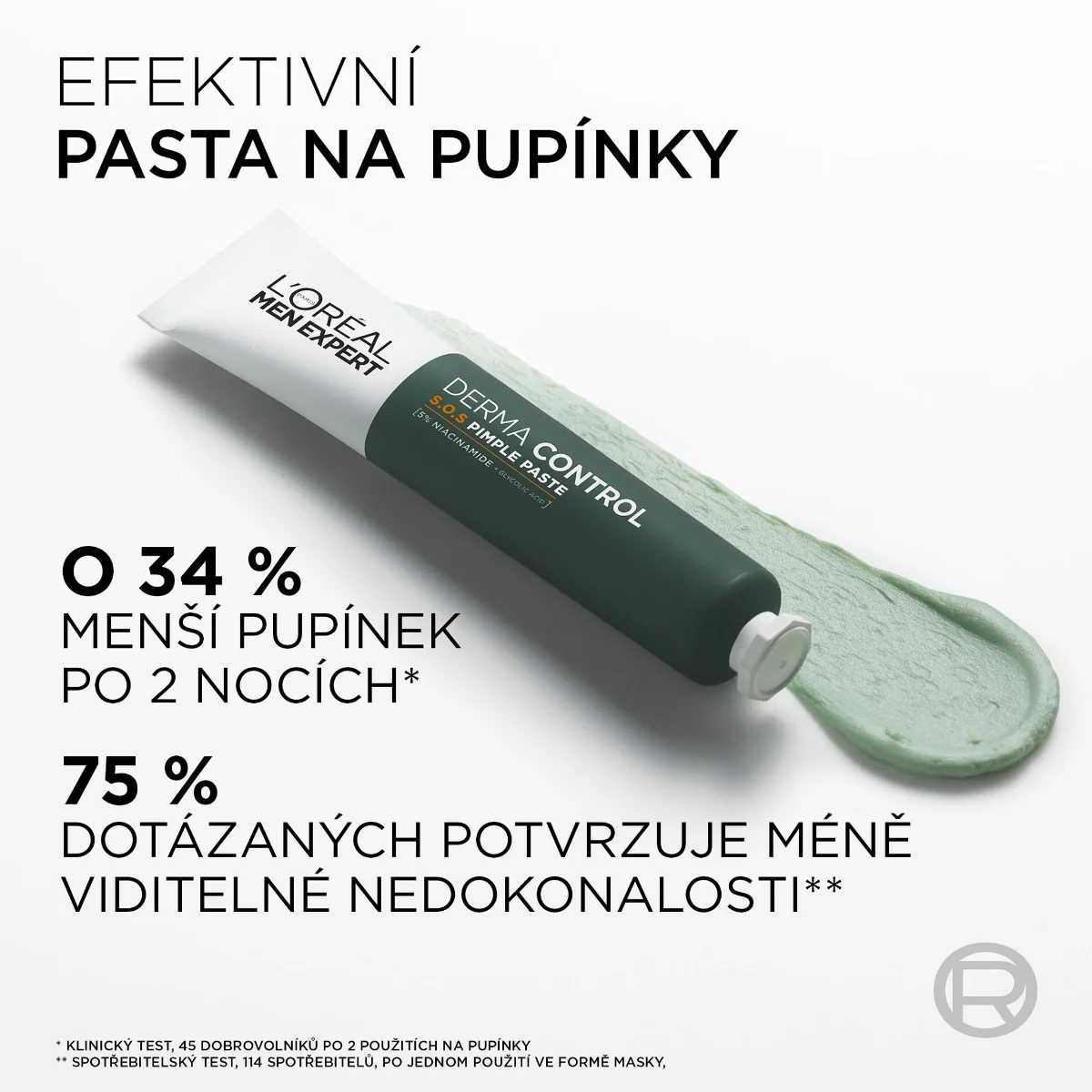 Loréal Paris Men Expert Derma Control S.O.S pasta na nedokonalosti 45 ml