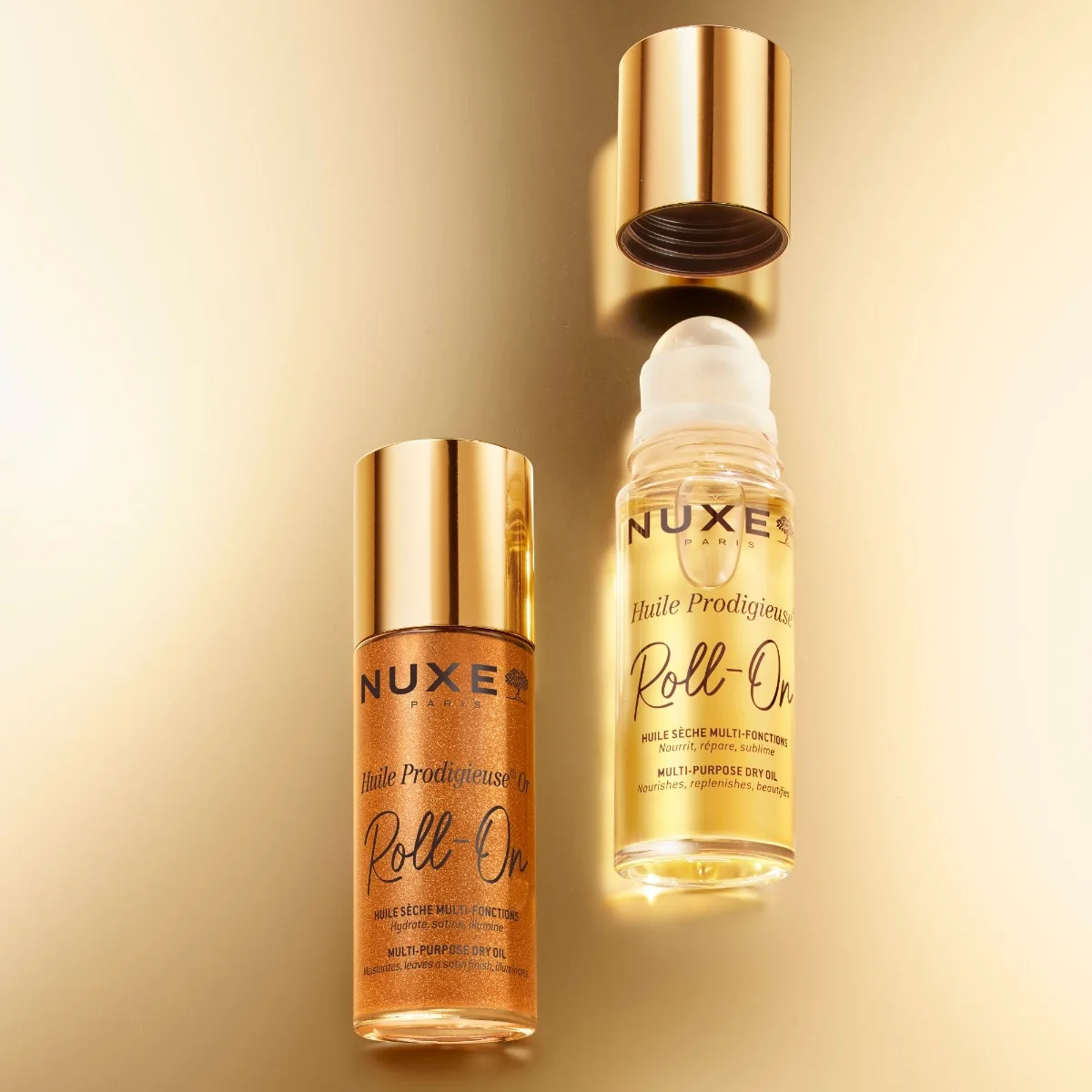 Nuxe Huile Prodigieuse Roll-On Multifunkční třpytivý suchý olej 60 ml