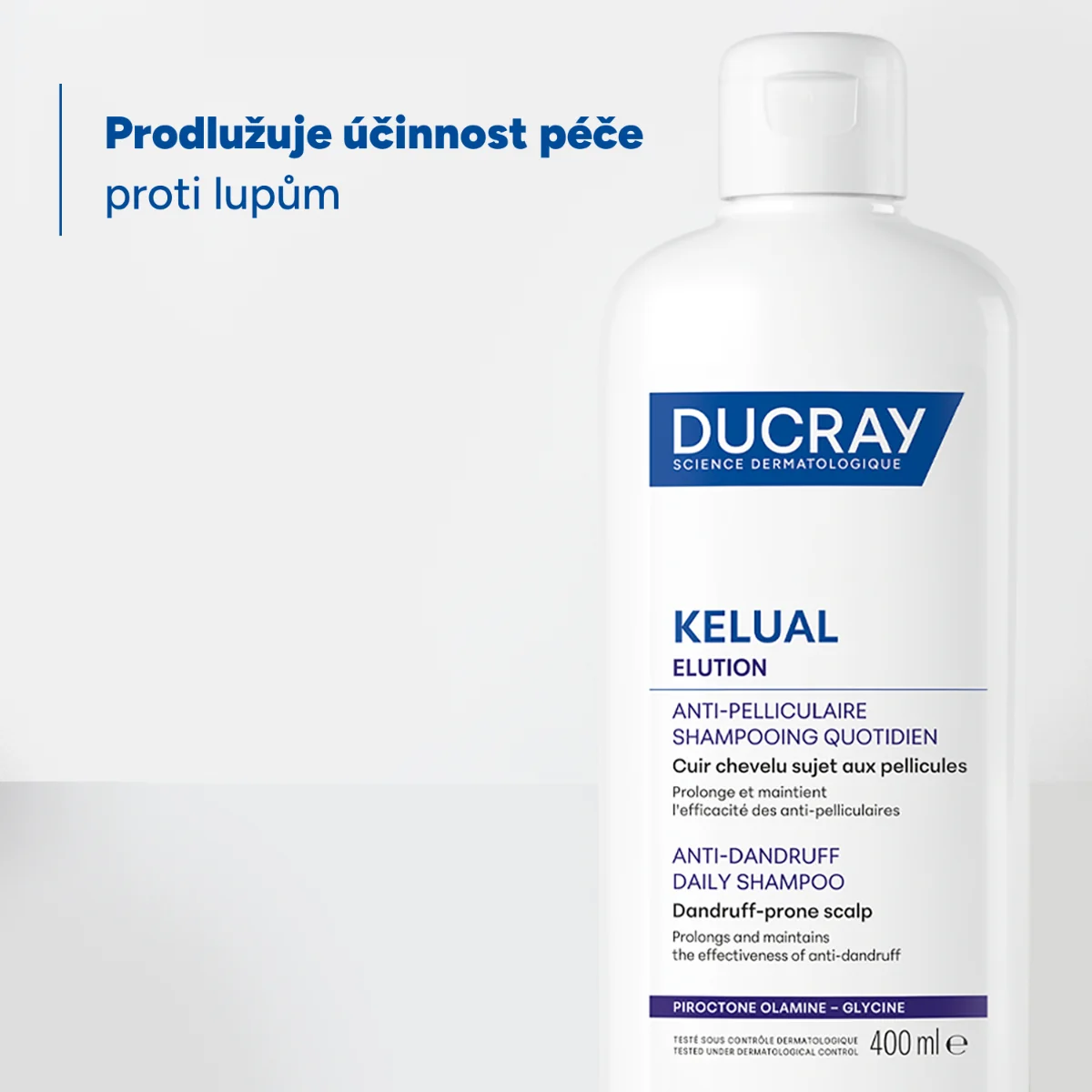 Ducray Elution Šampon na citlivou vlasovou pokožku 400 ml