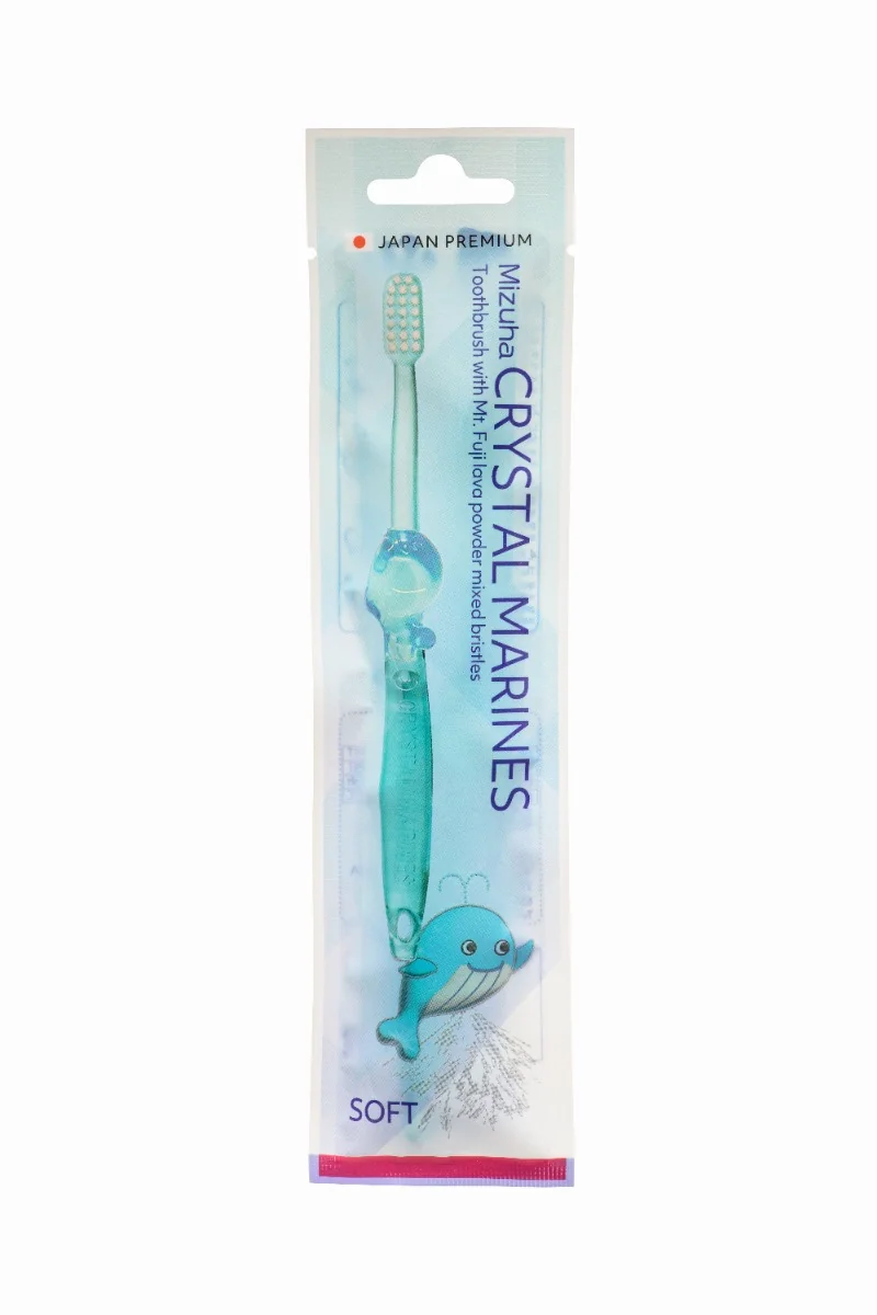 Mizuha Crystal Marines Soft dětský zubní kartáček 1 ks mix zvířátek