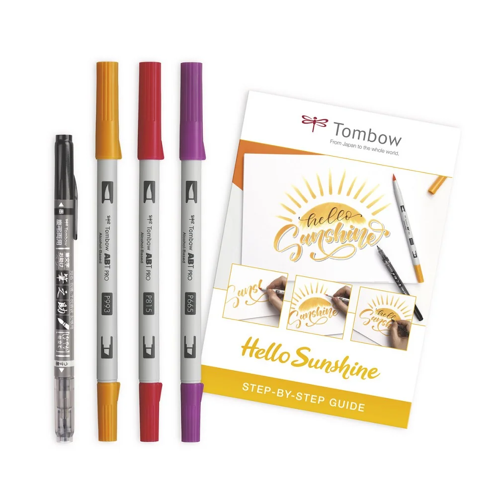 Tombow Sada Sunny Lettering Set