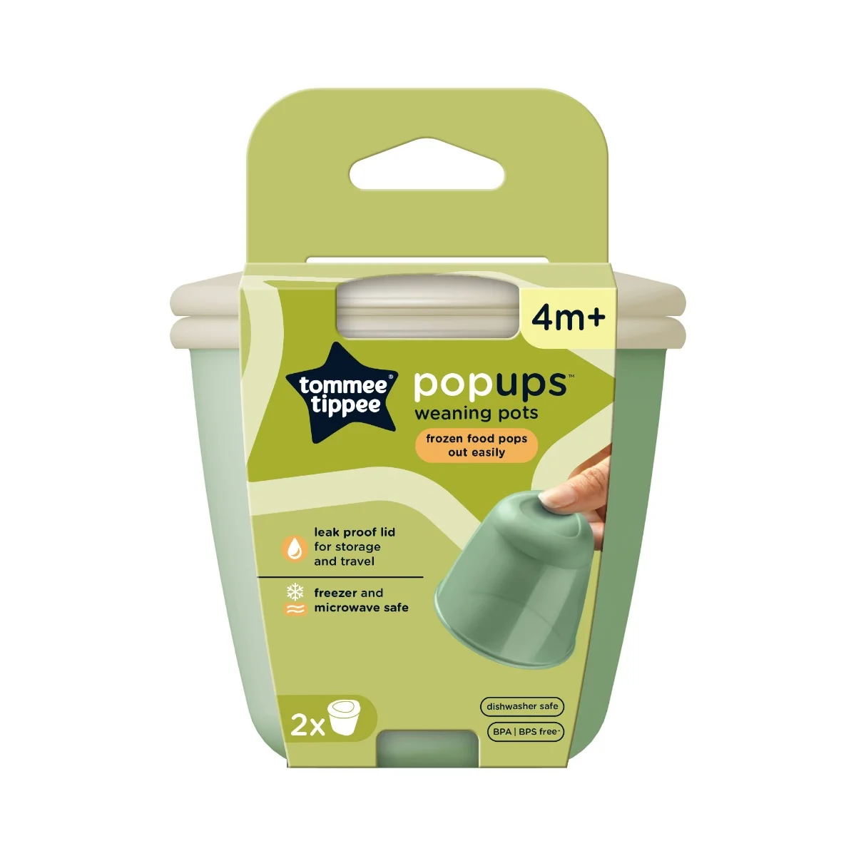 Tommee Tippee Sada nádobek na jídlo, 2 ks