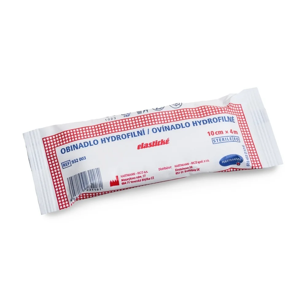 Hartmann Obinadlo hydrofilní elastické sterilní 10 cm x 5 m 1 ks