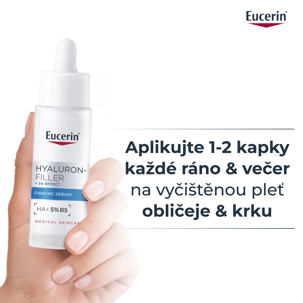 Eucerin Hyaluron-Filler + 3x Effect vyplňující sérum 5% B5 30 ml