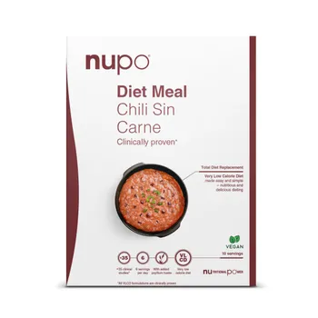 NUPO Dieta Teplé jídlo Chili Sin Carne 10x34 g