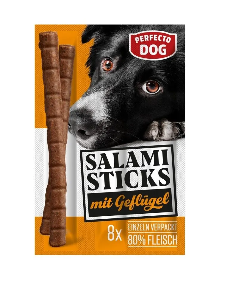 Perfecto Dog Salámek s drůbežím masem 8x11 g