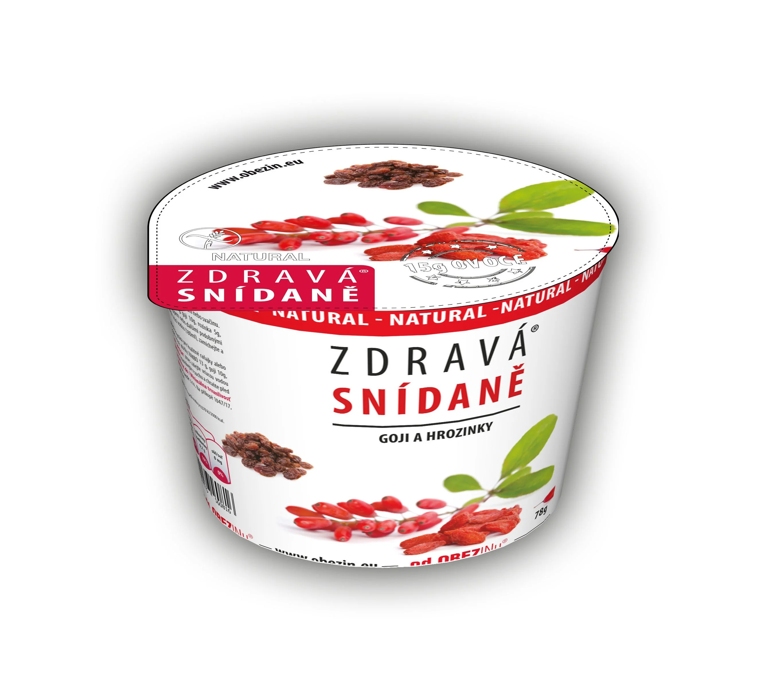 Obezin Zdravá snídaně goji a rozinky 78 g