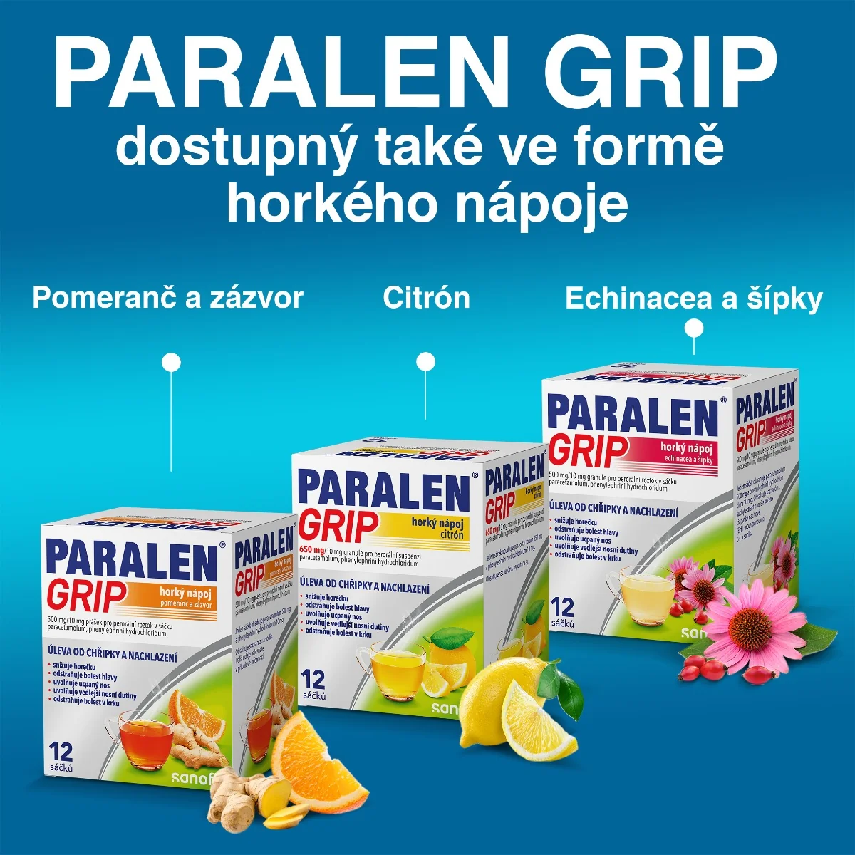 Paralen Grip Chřipka a bolest 24 tablet