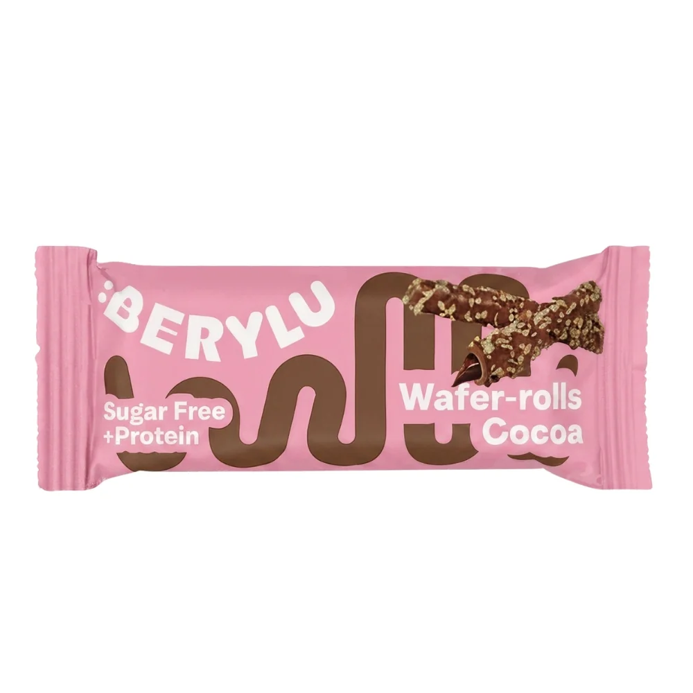 Berylu Proteinové trubičky bez přidaného cukru 25 g kakao