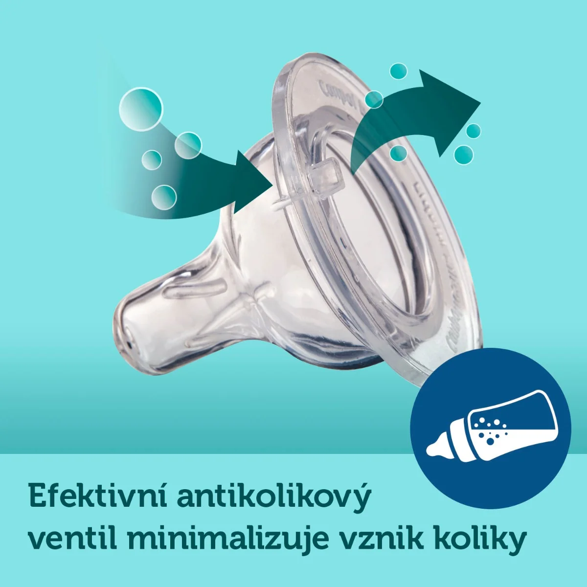Canpol babies Lahev se širokým hrdlem 3m+ 240 ml růžová