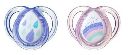 Tommee Tippee Dudlík silikonový AnyTime 0-6m 2 ks