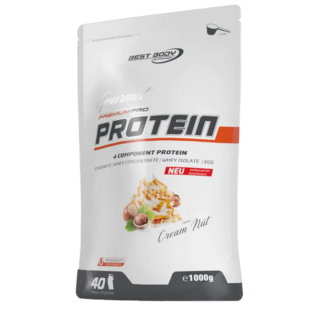 Best Body Gourmet premium pro protein 500g - smetanový ořech