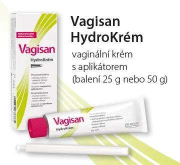 Vagisan HydroKrém, vaginální krém s aplikátorem Vagisan HydroKrém, vaginální krém s aplikátorem