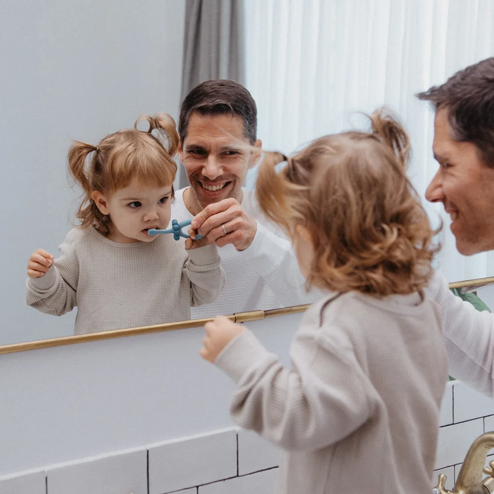 Suavinex Sada na ústní hygienu 3 ks modrá