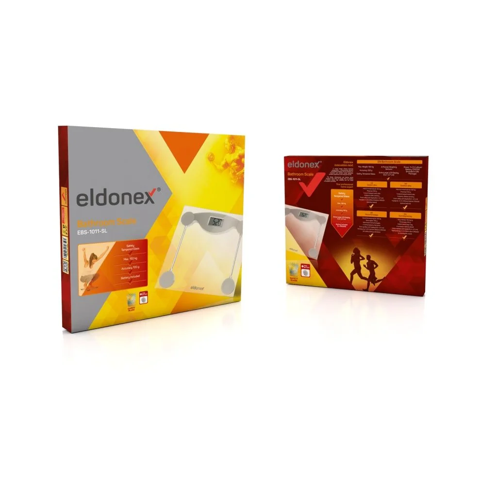 Eldonex BodyFit digitální osobní váha stříbrná