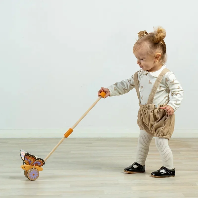 Bigjigs Toys Dřevěný jezdík Motýlek