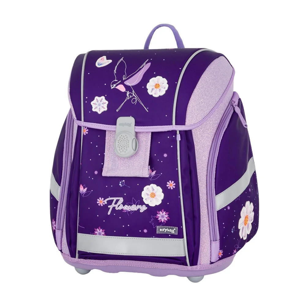 Oxybag PREMIUM LIGHT - školní aktovka Flowers 