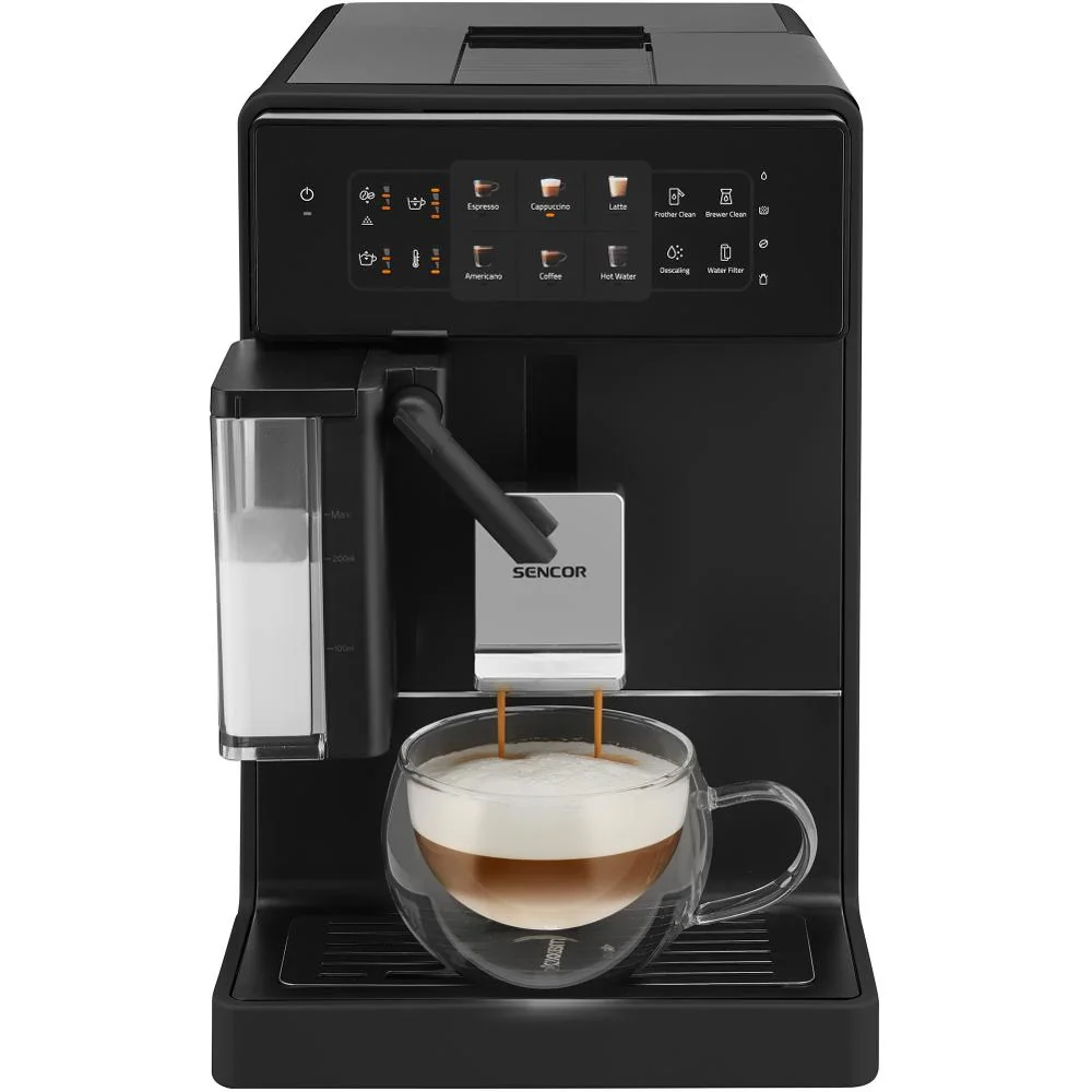 SENCOR SES 9300BK Espresso automatický kávovar černý